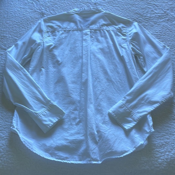 Gap Tuxedo Blouse w Rhinestone Buttons size XS - Picture 7 of 8